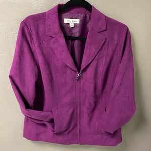Studio Works Jacket suede type size 8